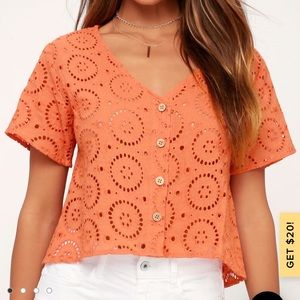 Lulu’s eyelet top